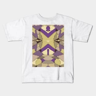 Origami Melted Retro Repeated Pattern Kids T-Shirt